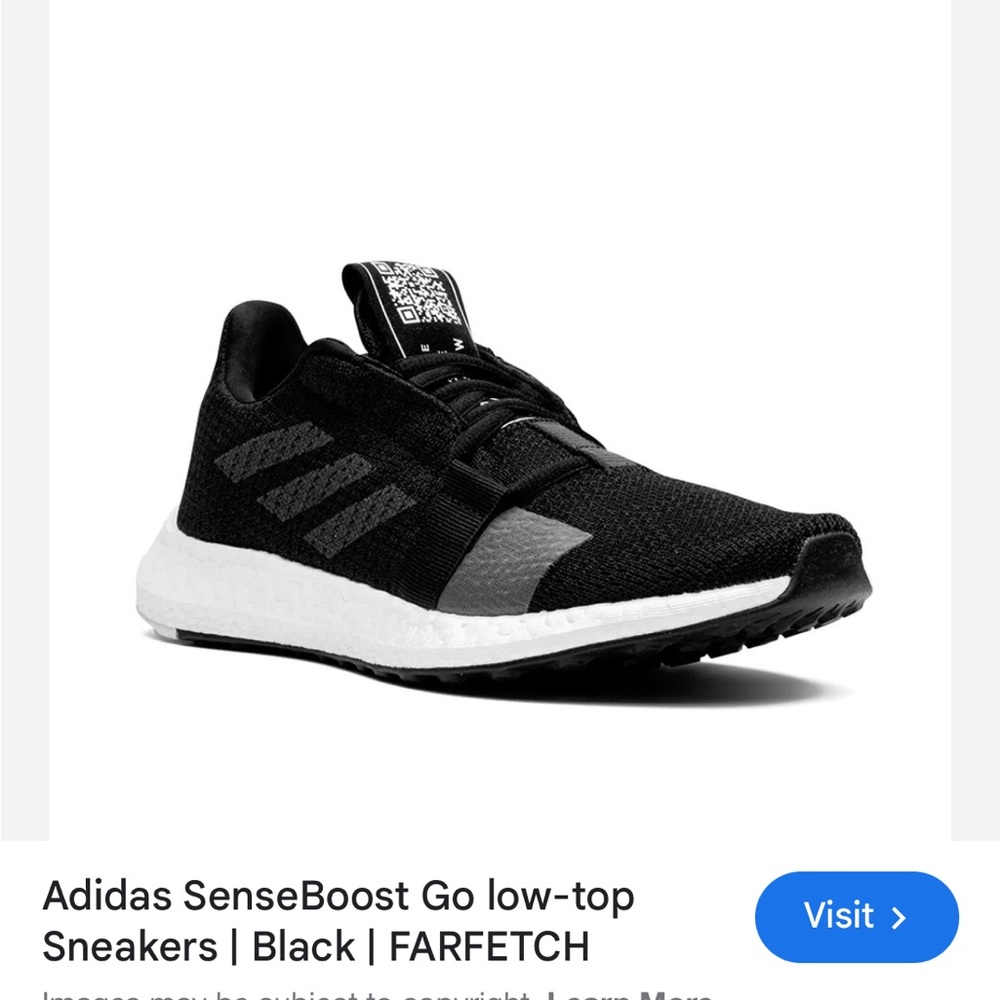 Adidas Senseboosts Go rare style women black size 7.5